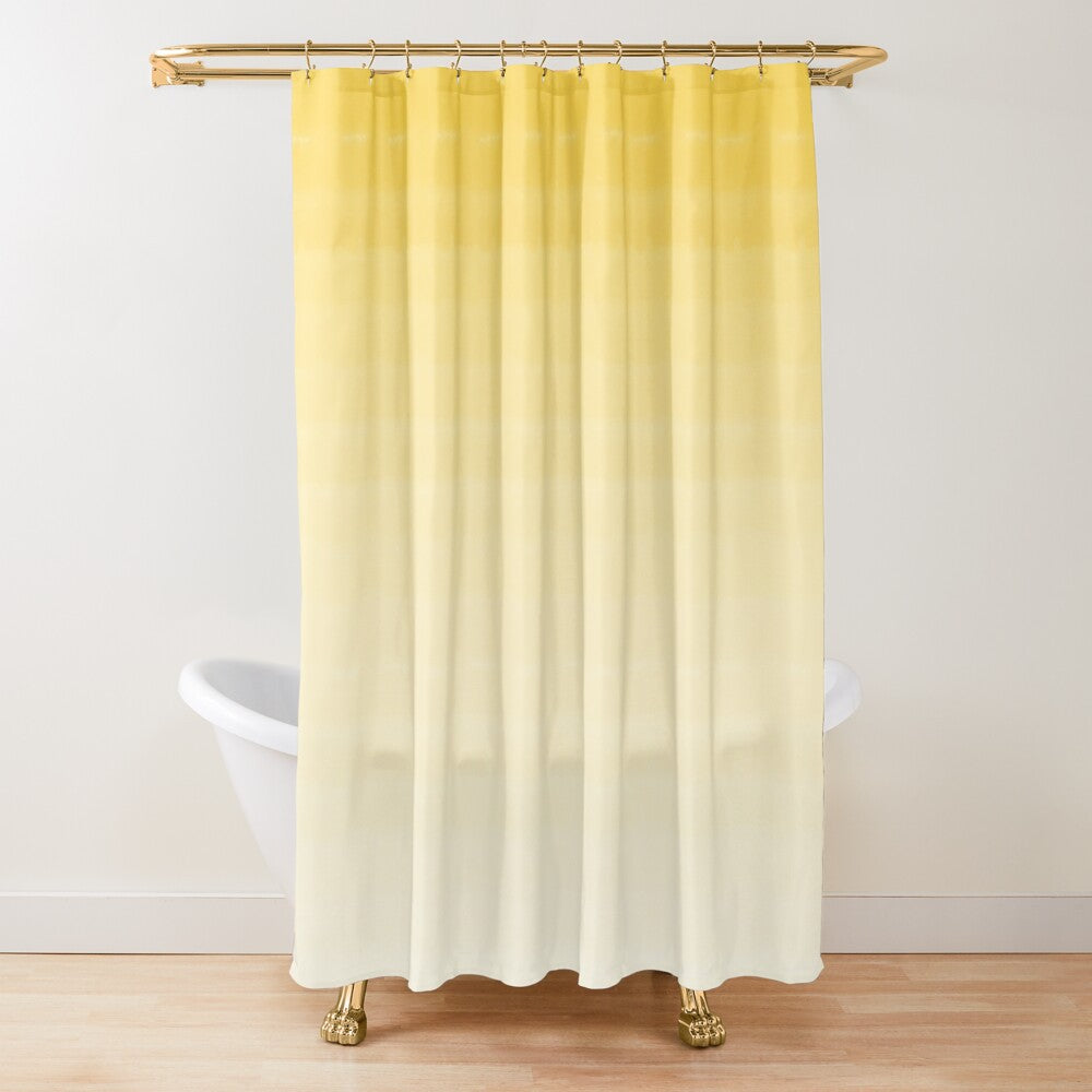 Sage Green Watercolor Ombre Shower Curtain