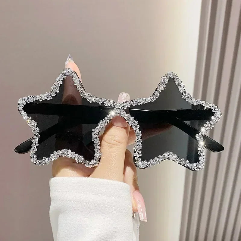 Vintage Steampunk Diamond Butterfly Sunglasses