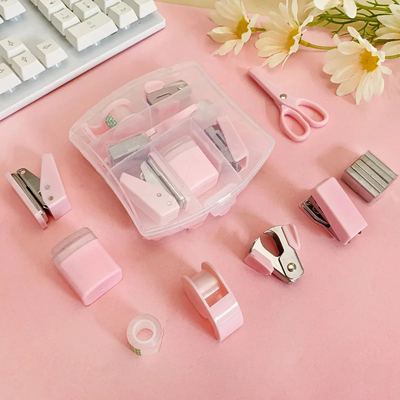 Upgrade Your School Supplies with our Mini Stapler Set - Perfect for Students!