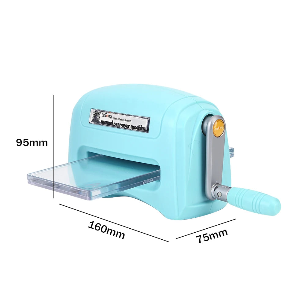 Portable Die Cutting Machine: Perfect for Crafting on the Go - Includes Plastic Backing Plates and Manual